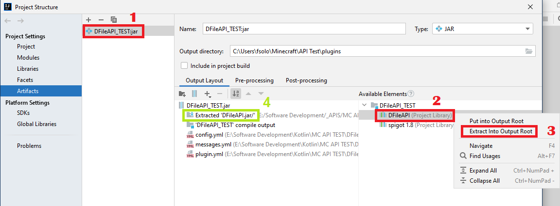 API integration process on IntelliJ IDEA